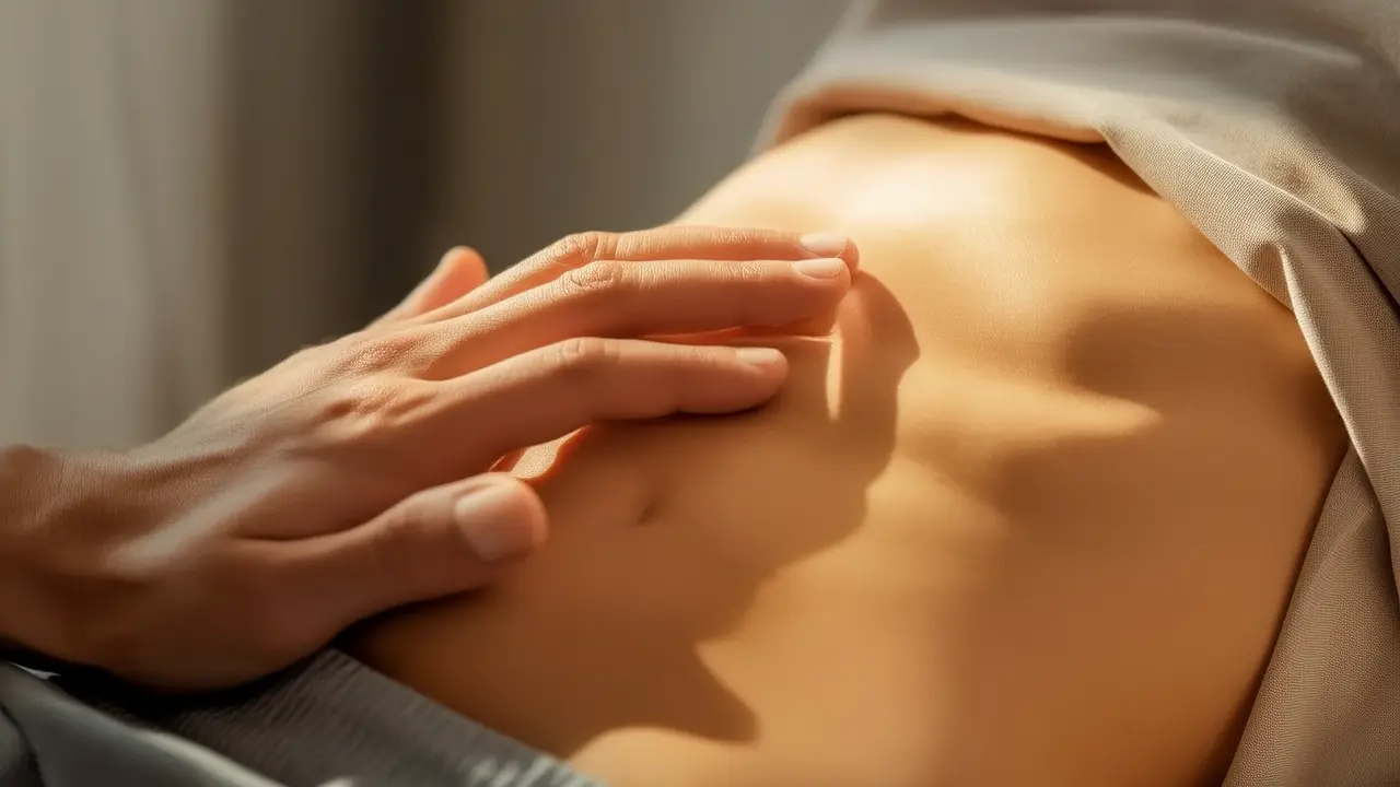 Calma quotidiana: uno degli esercizi di equilibrio corpo-mente delicati - Respirazione addominale
