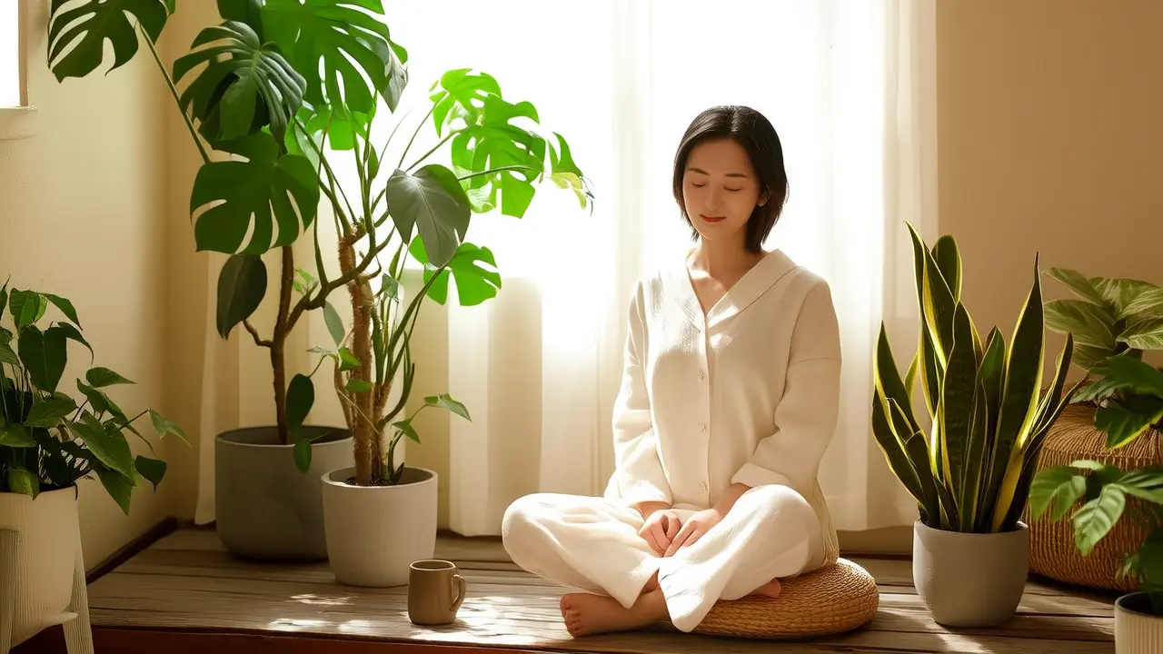 Calma quotidiana: uno degli esercizi di equilibrio corpo-mente delicati - Respirazione addominale
