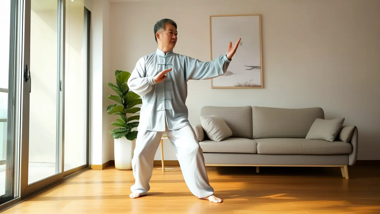 5 beruhigende Tai Chi-Übungen, die Sie zu Hause entspannen und Ihre Anspannung lindern können - Artikel
