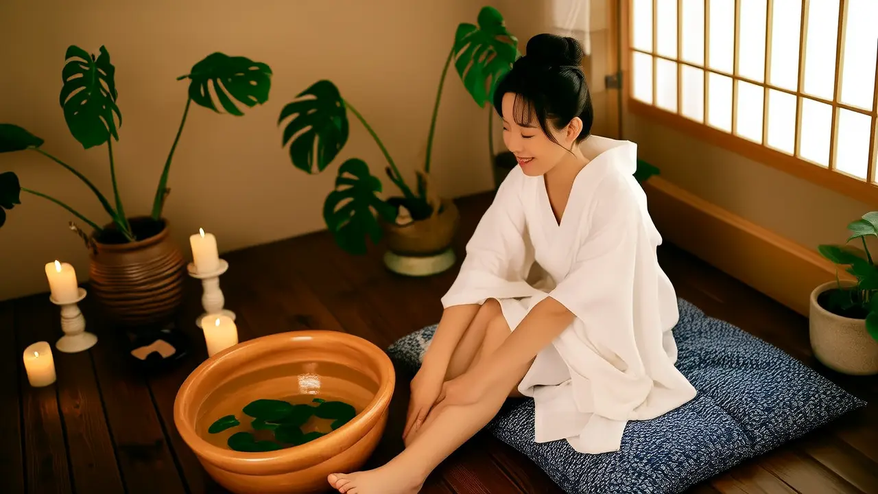 A peaceful evening self-care ritual: Relax your body and mind the Chinese way