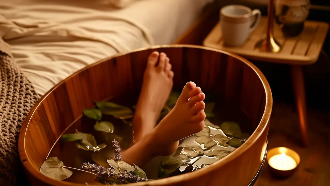 Start from daily habits: soaking your feet in warm water before bed, a gentle health maintenance tip for daily life. - Daily Wellness Habits
