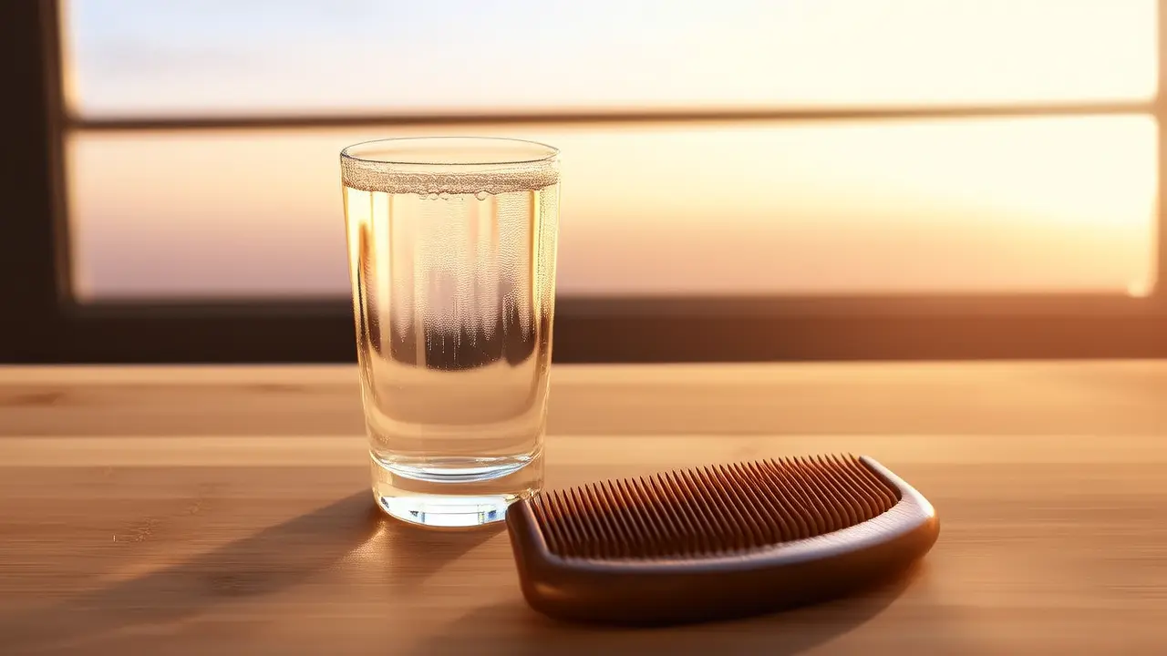 A Cup of Warm Water and Hair Combing at Morning: Two Natural Health Habits to Start a Relaxing Day - Daily Wellness Habits