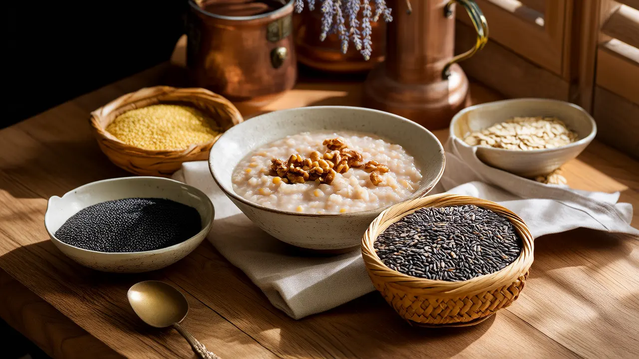 Five Grains as Nourishment, Seasonal Warm Regulation: The Eastern Daily Dietary Health Care Method - Herbal &amp; Food Therapy