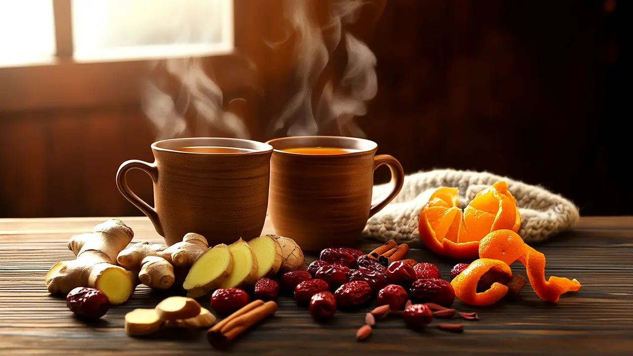 Winter Warm-Up Guide: 5 Warming Herbal Teas Nourish from the Inside Out to Keep the Cold Away - Herbal &amp; Food Therapy