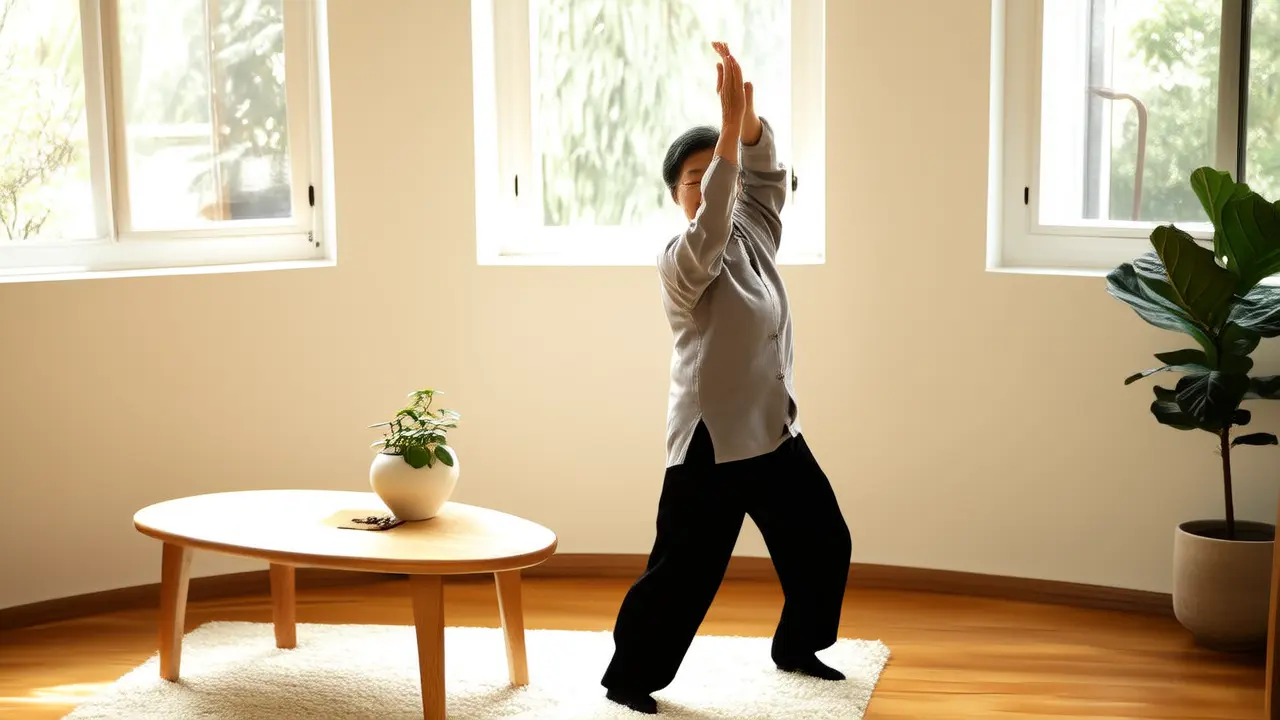 Únete al movimiento de vida saludable: 5 minutos diarios de movimientos básicos del tai chi para aliviar la rigidez corporal. - Artículos
