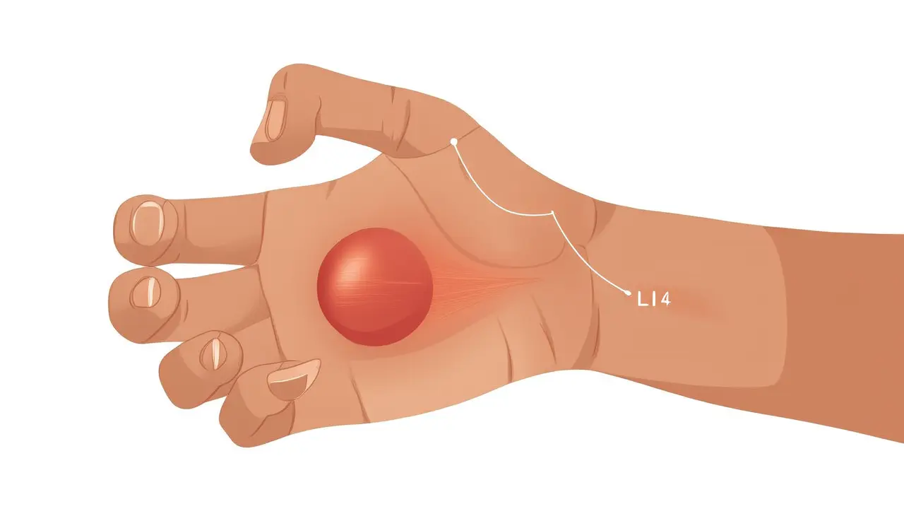 Easy Self-Acupressure: Press This One Spot to Relieve Stress and Tension at Home - Acupressure Meridians