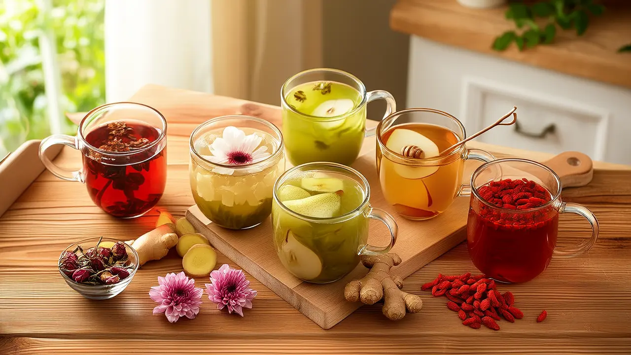 Daily Cup of Warm Herbal Tea: Five Common Herbal Tea Recipes for Easy Seasonal Body and Mind Adjustment - Herbal &amp; Food Therapy