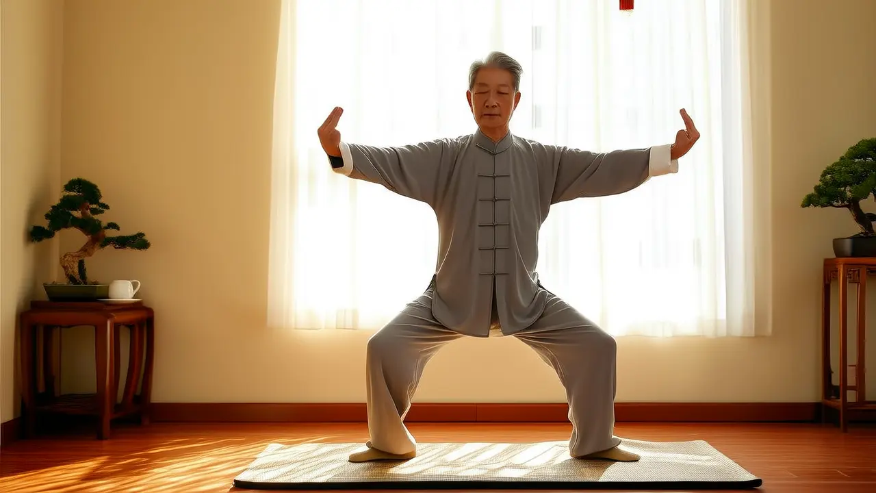 10 Minutes of Tai Chi Daily, Easily Improve Balance and Prevent Falls - Qigong &amp; Tai Chi