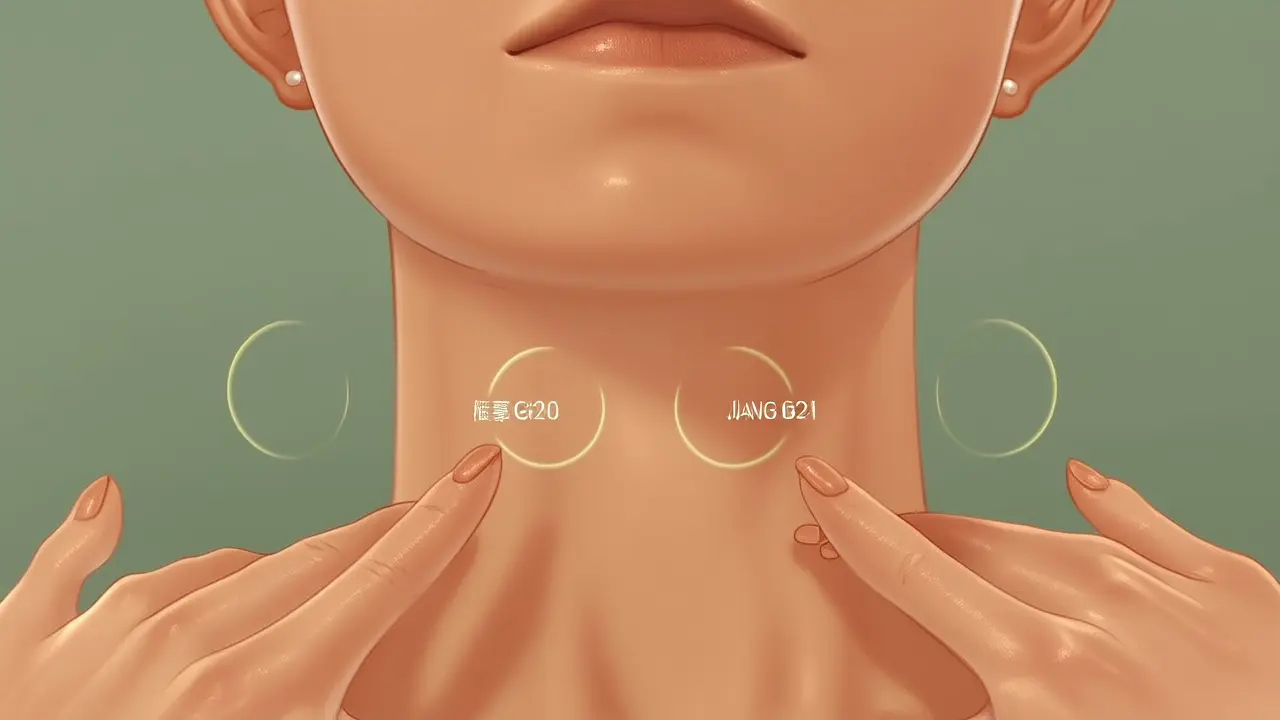 3 Minutes a Day: Press These Neck Pressure Points to Quickly Alleviate Soreness and Tension - Acupressure Meridians