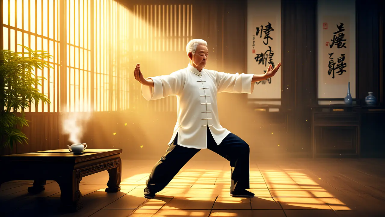 Ein einfaches Tai Chi-Programm von zehn Minuten pro Tag, effektiv gegen Steifheit und Verbesserung des körperlichen und geistigen Wohlbefindens