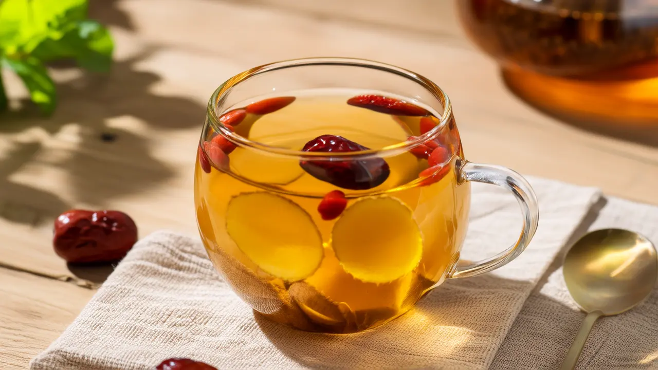 Daily cup of herbal tea, gently nourishing to quietly enhance natural immunity - Herbal &amp; Food Therapy