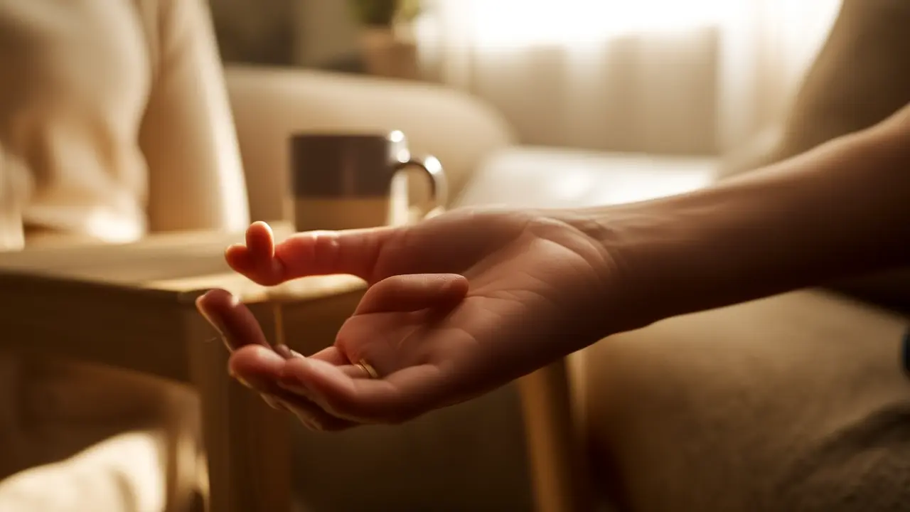 Body Nourishing Acupoints Home Massage: Simple Techniques for Daily Relief of Soreness and Tension, Gently Rub the Hegu Point at Home to Relax Tight Shoulders and Neck - Acupressure Meridians