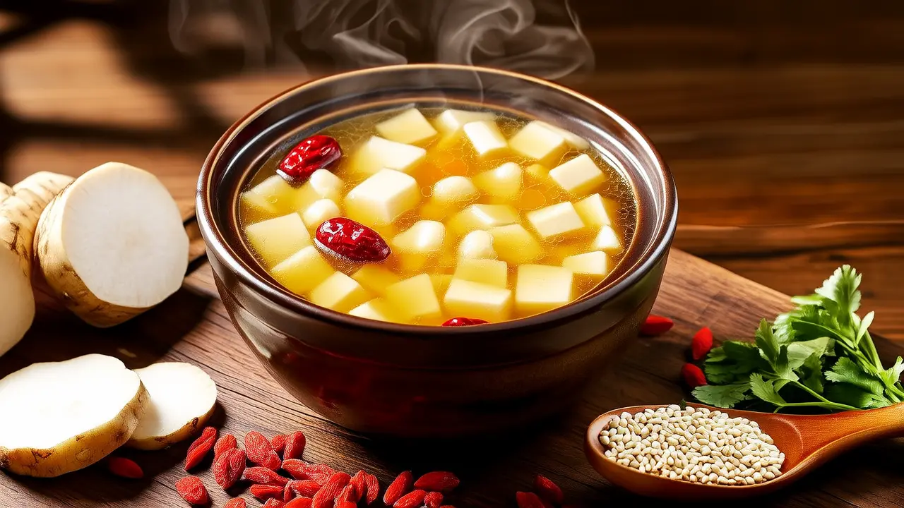 Huai Mountain, Goji Berry and Coix Seed Soup: A Gentle Detox Remedy in Everyday Dietary Therapy - Herbal &amp; Food Therapy