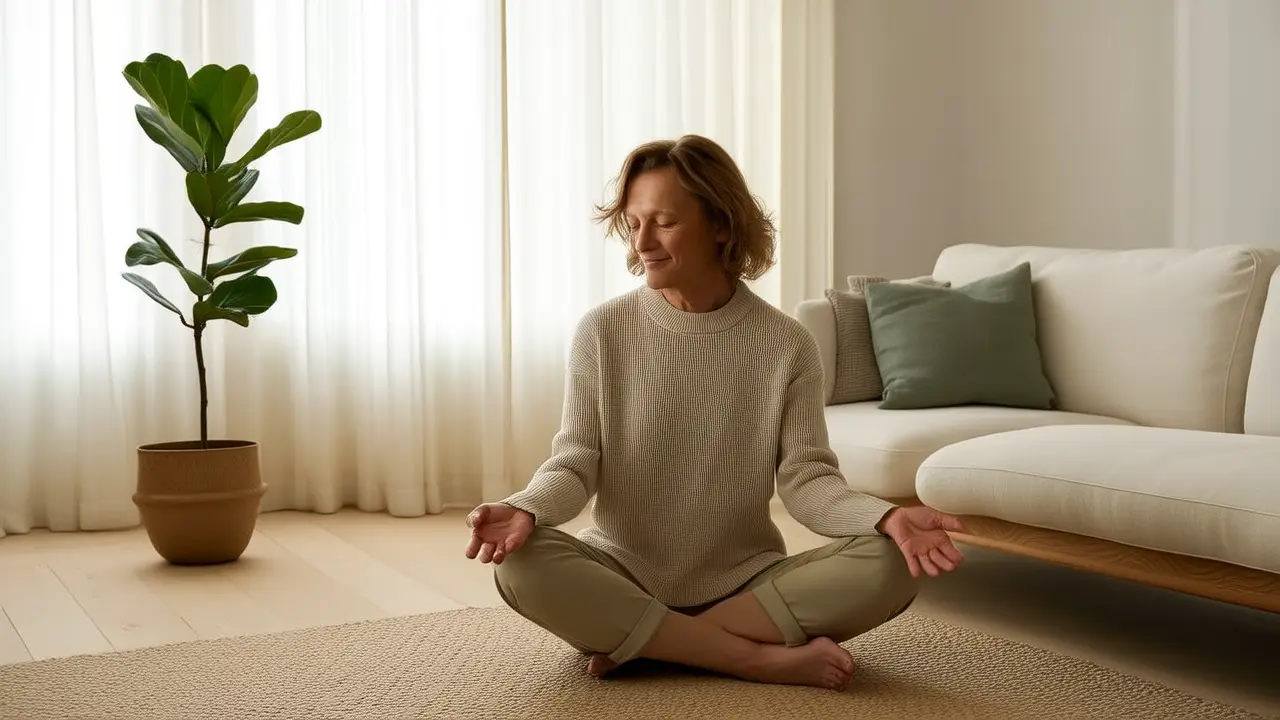 Relaxing Fitness Routine: Gentle Shoulder Rolls, Say Goodbye to Tension, Embrace a Calm Mind and Body - healthy living guide