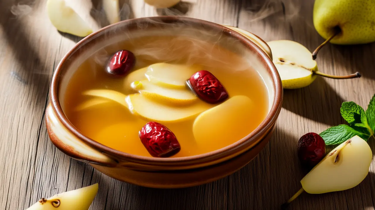 Gentle Seasonal Eating: A Fall Pear Soup for Warming and Nourishing, Inspired by Ancient Chinese Wisdom - Herbal &amp; Food Therapy