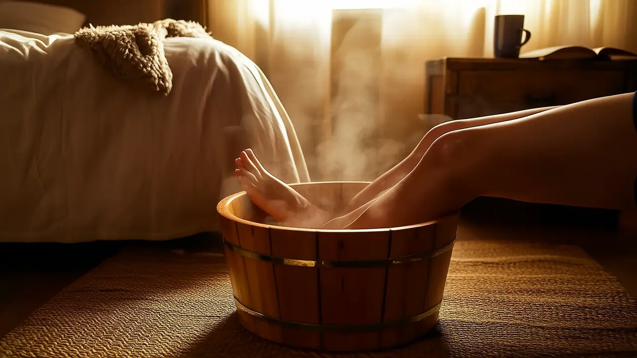 10 Minutes of Warm Water Foot Bath Before Sleep: The Simplest Nighttime Recovery Habit to Help You Relax Both Body and Mind - Daily Wellness Habits