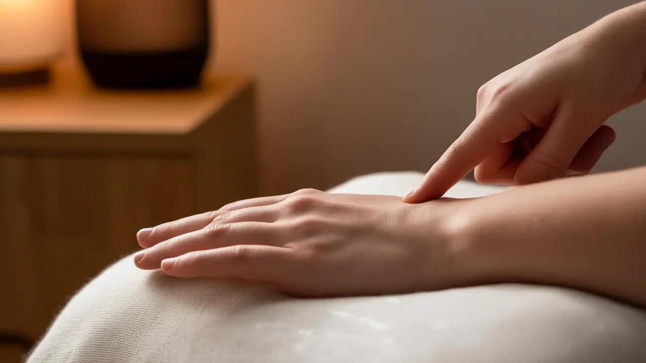 Massaging three calming acupoints before bedtime can easily relieve insomnia and promote deep sleep - Acupressure Meridians
