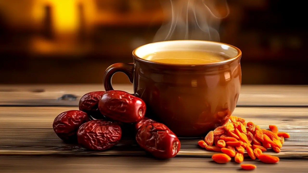 A Warm Bowl of Chinese Red Date Soup for Better Sleep Tonight - Herbal &amp; Food Therapy