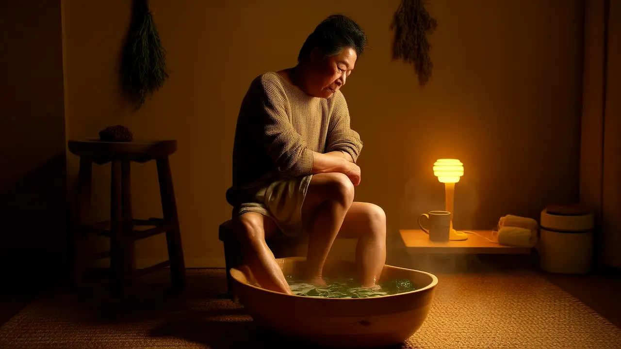 Soaking your feet before bed and gentle breathing: natural health tips make daily life more comfortable. - Daily Wellness Habits